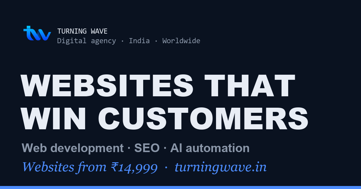 TurningWave | Website Development for Small Businesses